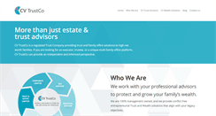 Desktop Screenshot of cvtrustco.com