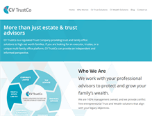 Tablet Screenshot of cvtrustco.com